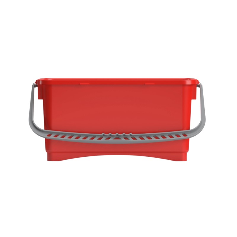 Emmer met handvat voor voorimpregnering - Zonder deksel - 20 l - Rood